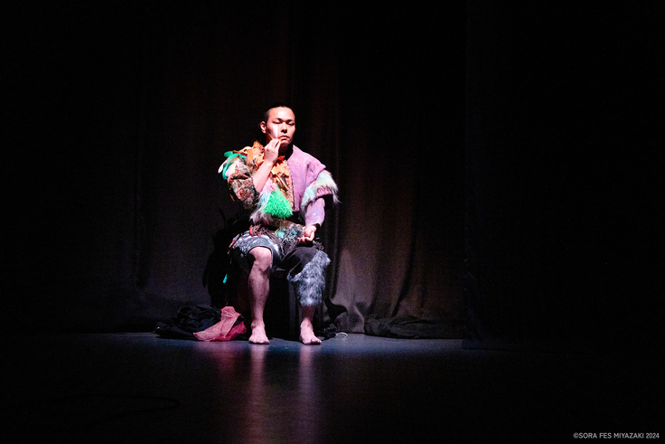 東京の宮悠介の踊りの様子