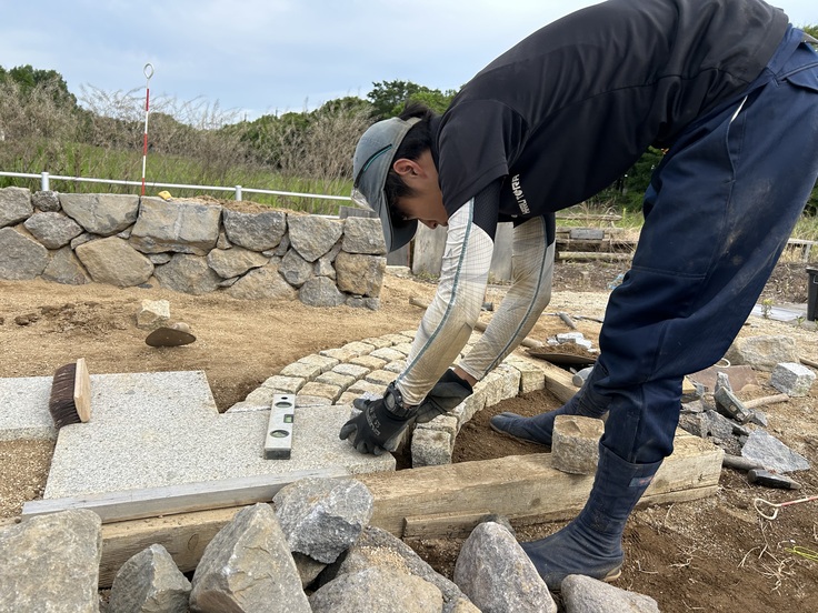 造園五輪全国大会練習３年生滝瀬君 