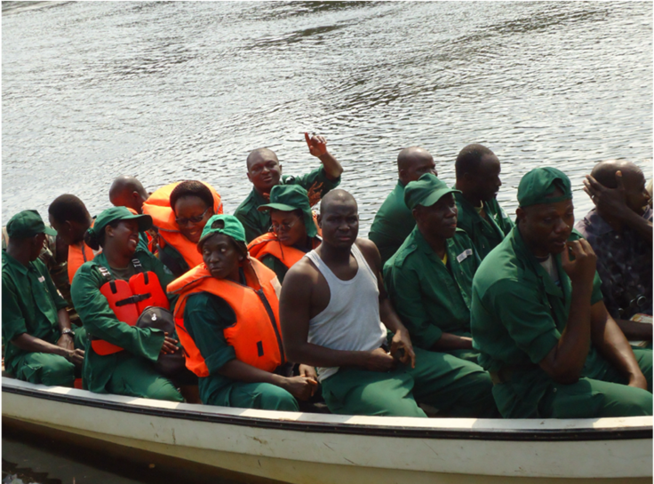 レンジャーの訓練の一幕