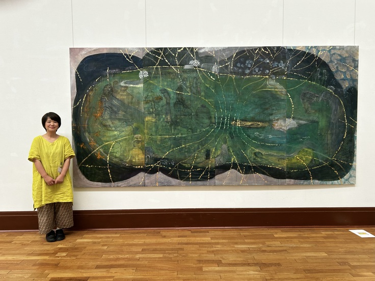 日本画　ベリーマキコ