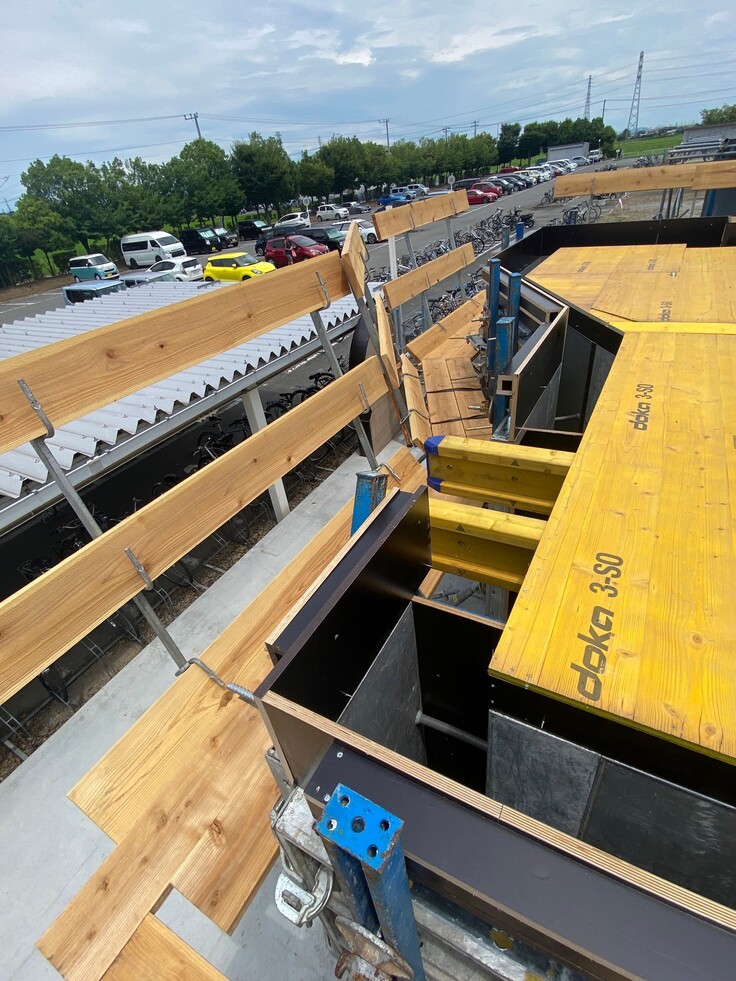 DOKAシステム型枠加工及び組立状況3 ものつくり大学にて