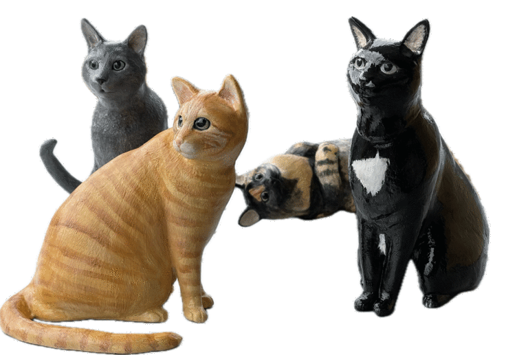 ニャンコモニュメントたち