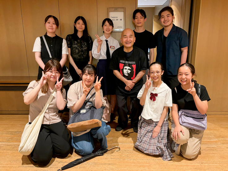 8月24日（土）京都市交響楽団定期演奏会の終演後、広上マエストロとメンバーで