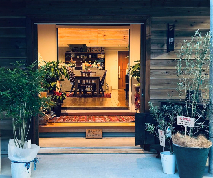 薪火cafe KOTA のエントランス