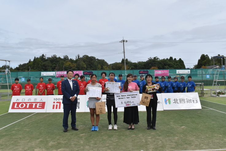 シングルス表彰式