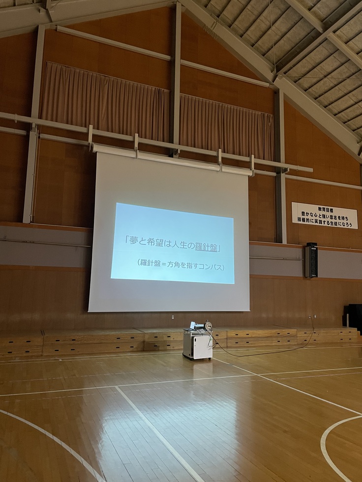 設置されたスクリーン