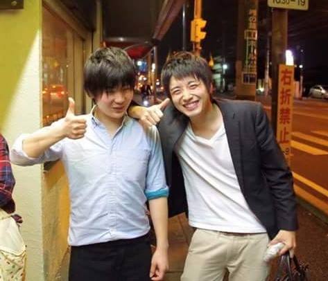 当時一緒に活動していた仲間とパシャリ