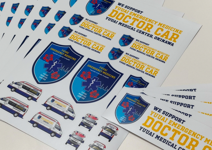 ステッカー大と小