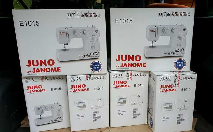 リヴィウ州の小学校に教育支援として6台のミシンを購入しました