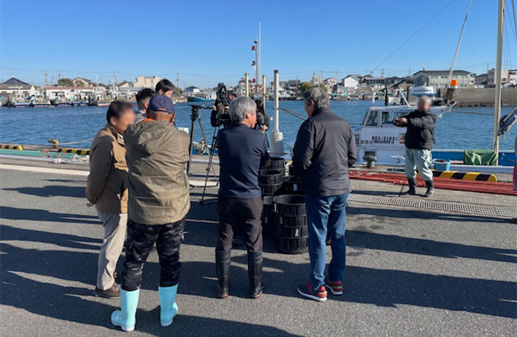 第1回放流活動の様子