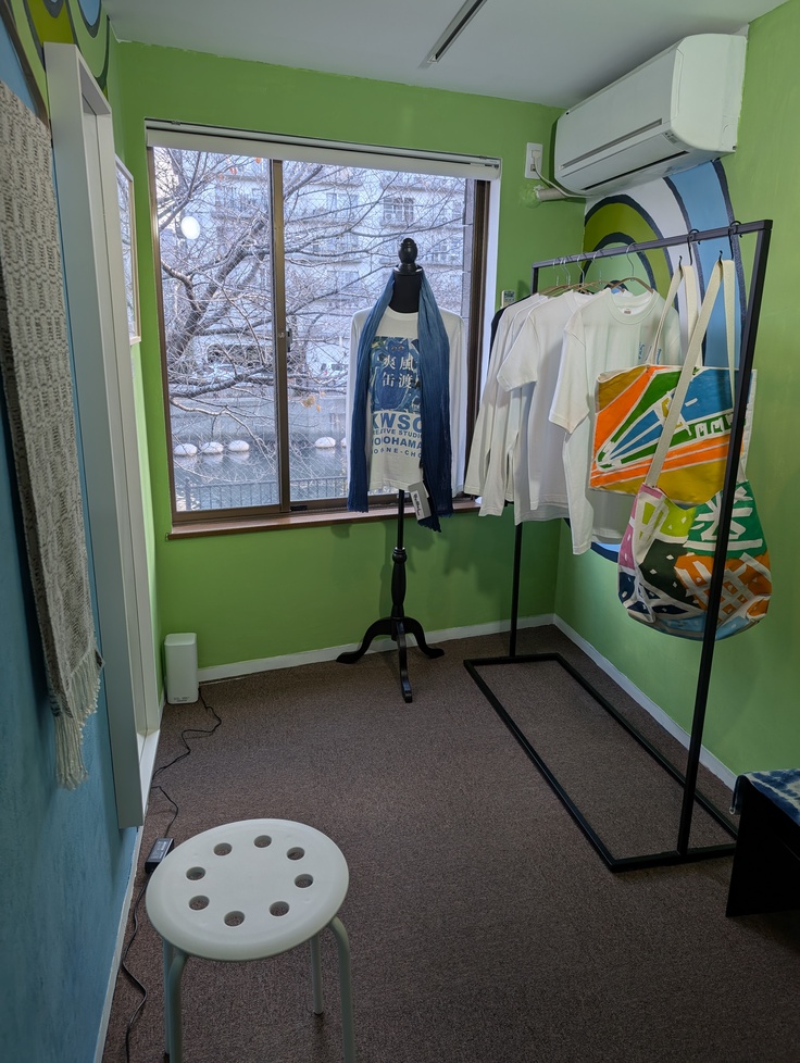 展示スペース　景色がきれいです✨