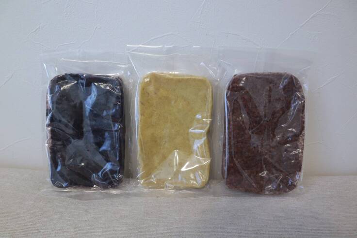 パッキングされた雑穀３種