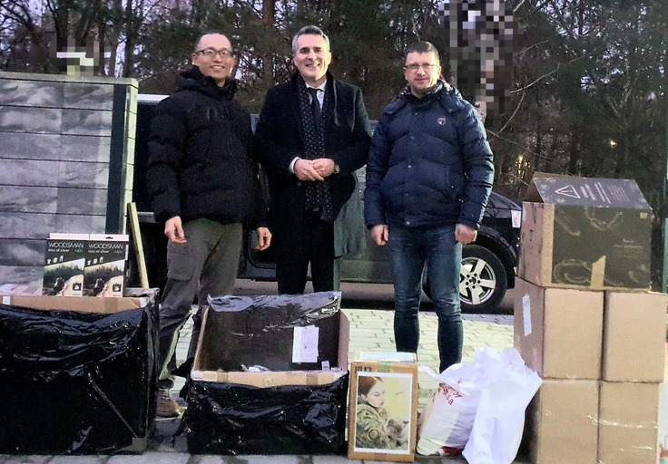 今年も残すところウクライナへの人道物資搬入はあと2回