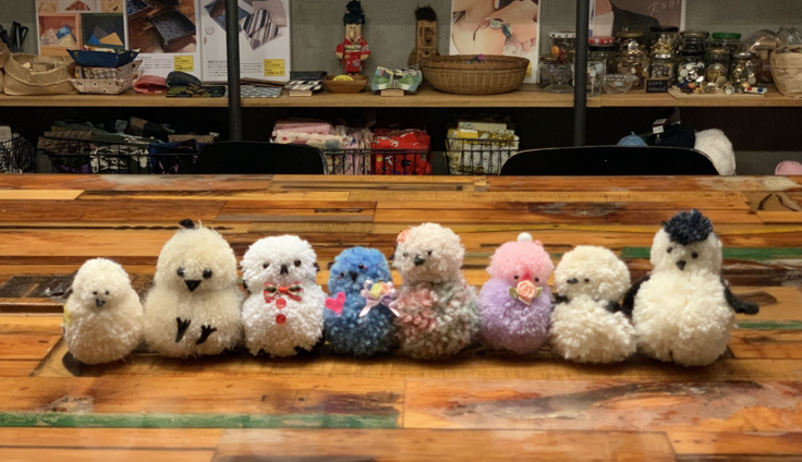 シマエナガたち