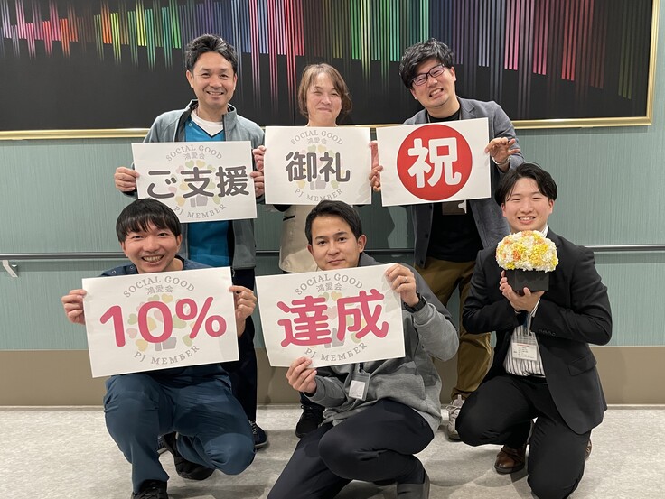 ご支援御礼10%達成！