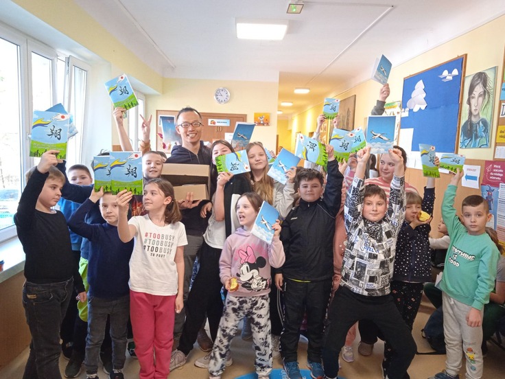 「翔ノート」を配ってきました