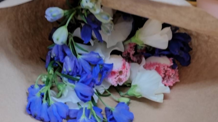 おハゲちゃんの為に頂いたお花