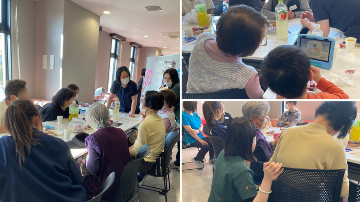 井戸端会議の様子