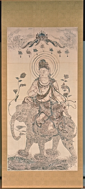 第11号壁　普賢菩薩像（表装後）