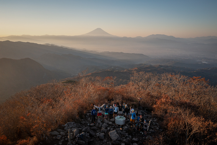 茅が岳からの富士山　📷Doryu Takebe