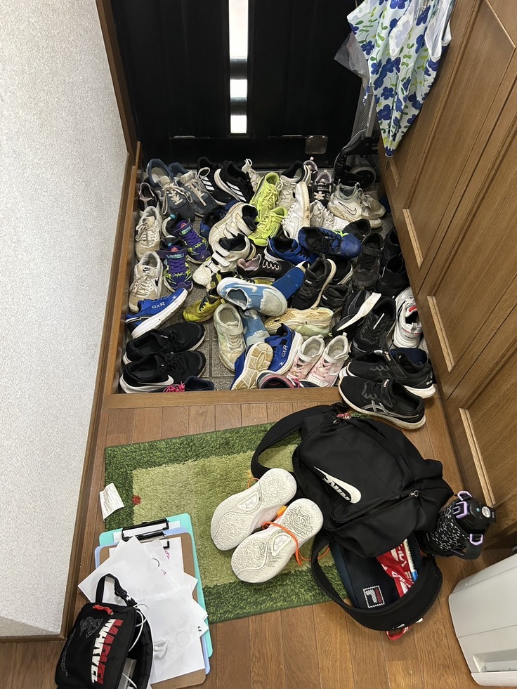 靴の上にも靴！