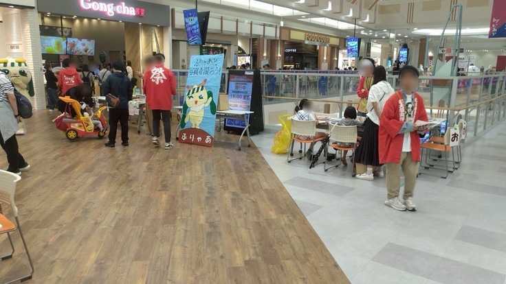 イオンモール名古屋ドーム前でのイベントの様子