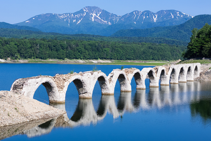 2025年6月19日のタウシュベツ川橋梁