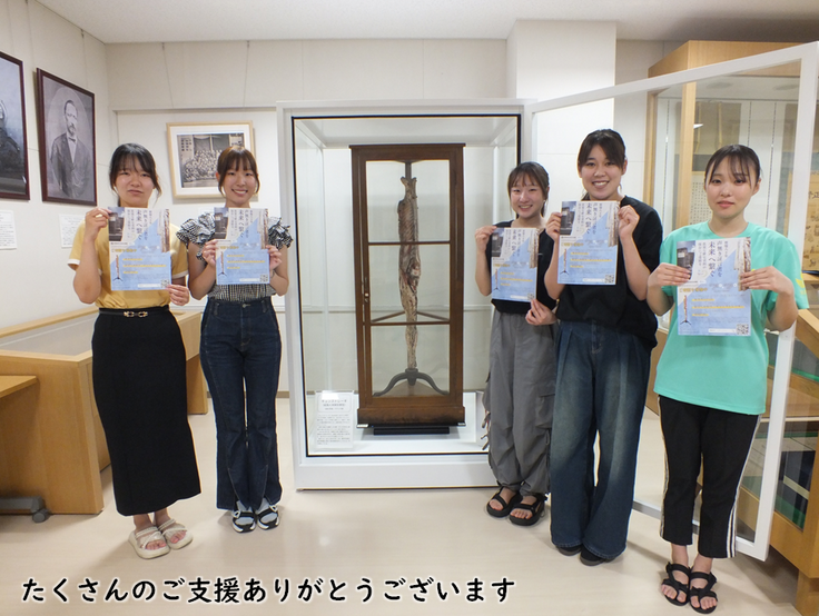 サムネイル写真は、左から医学部の本田美咲さん、渡邉瑠那さん、福本真悠さん、博多屋心さん、船津桜子さん