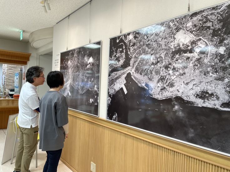 第21回下関空襲・終戦展の会場に搬入された試作パネル