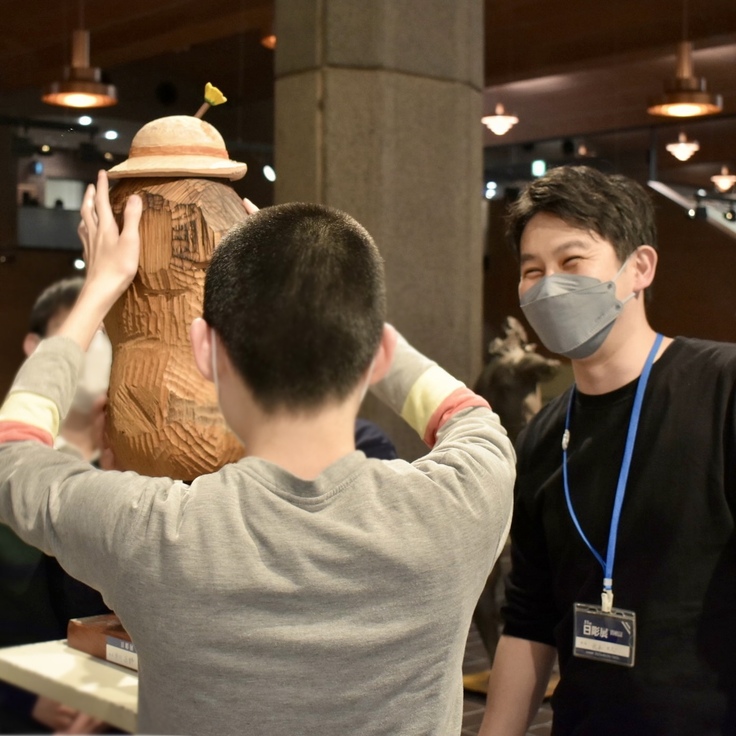 触れる鑑賞教室での武本大志先生