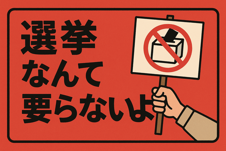 選挙なんて要らないよ その６（投票率❓）