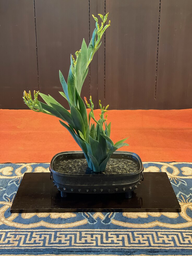 杉本家店の間　祇園祭の檜扇