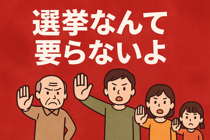 選挙なんて要らないよ その１７（政治家❓）