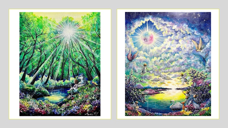 小原絢子先生の絵画作品