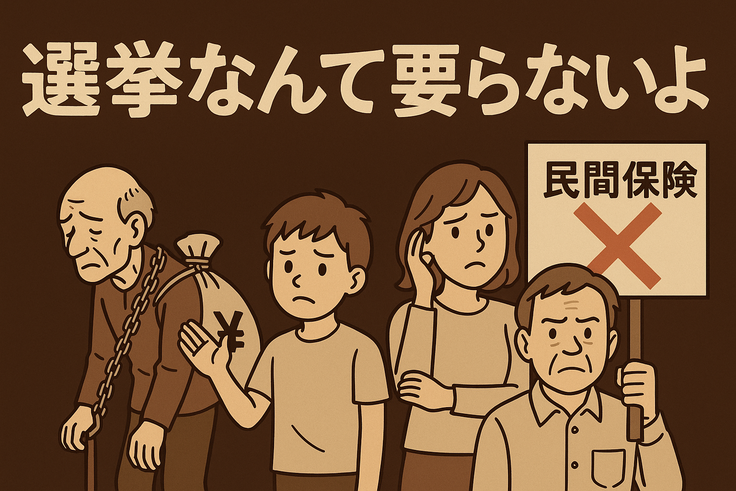 選挙なんて要らないよ その25(民間保険❓)