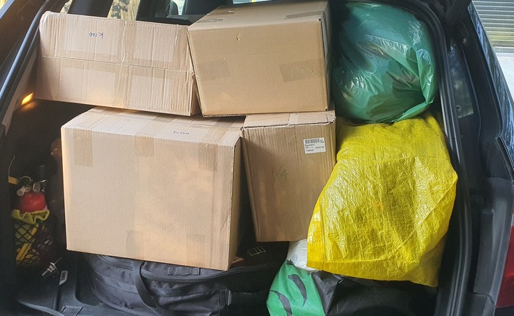 スームィ州への物資搬入