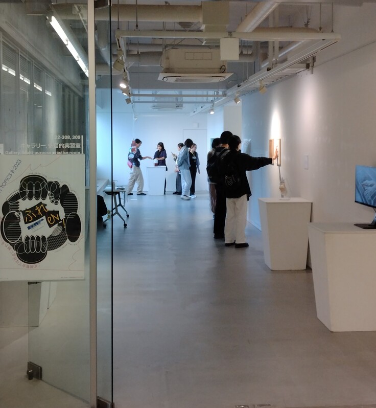 触れる展示風景