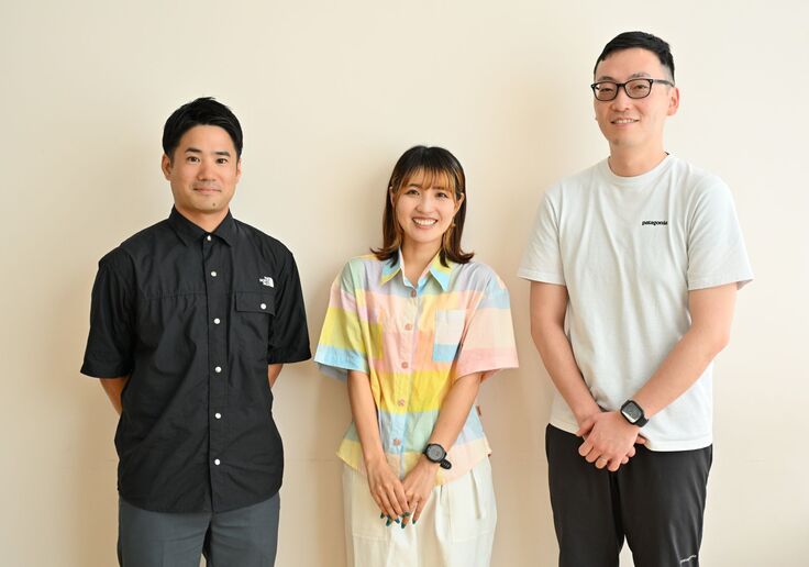 （左から）穂苅さん、やぎちゃん、山田さん