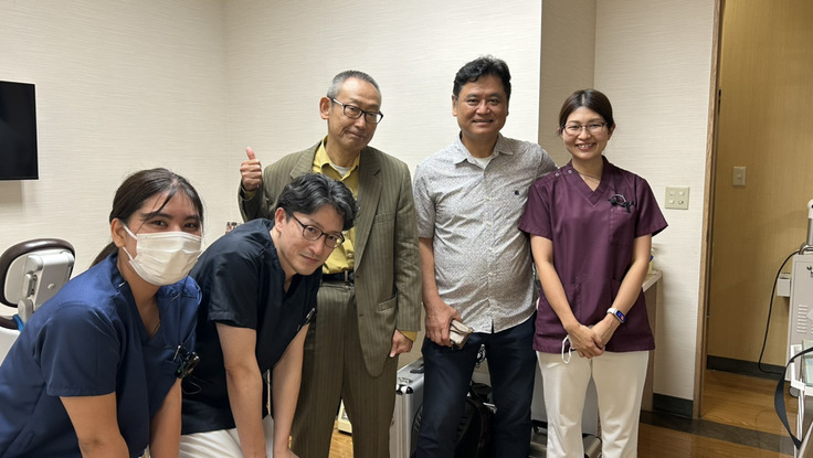 訪問チーム集合