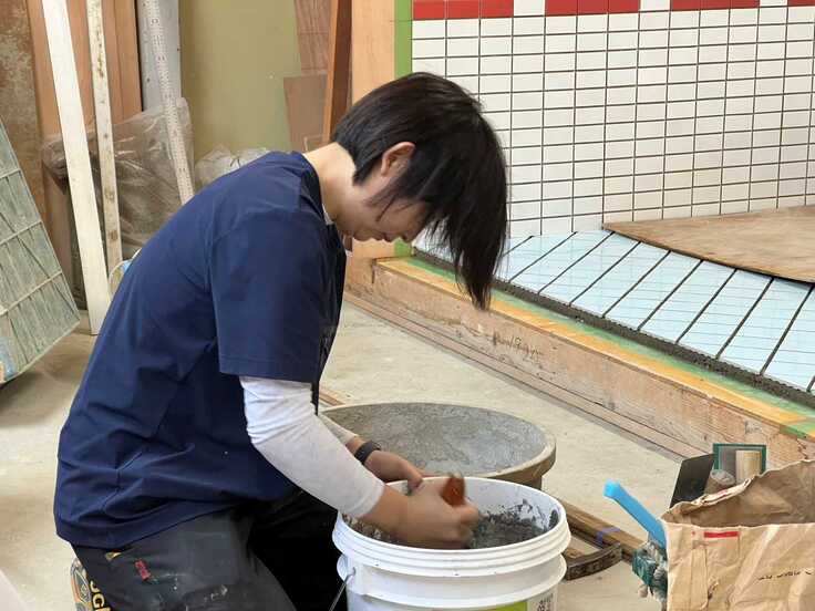 土屋扇利選手 大会直前練習状況①