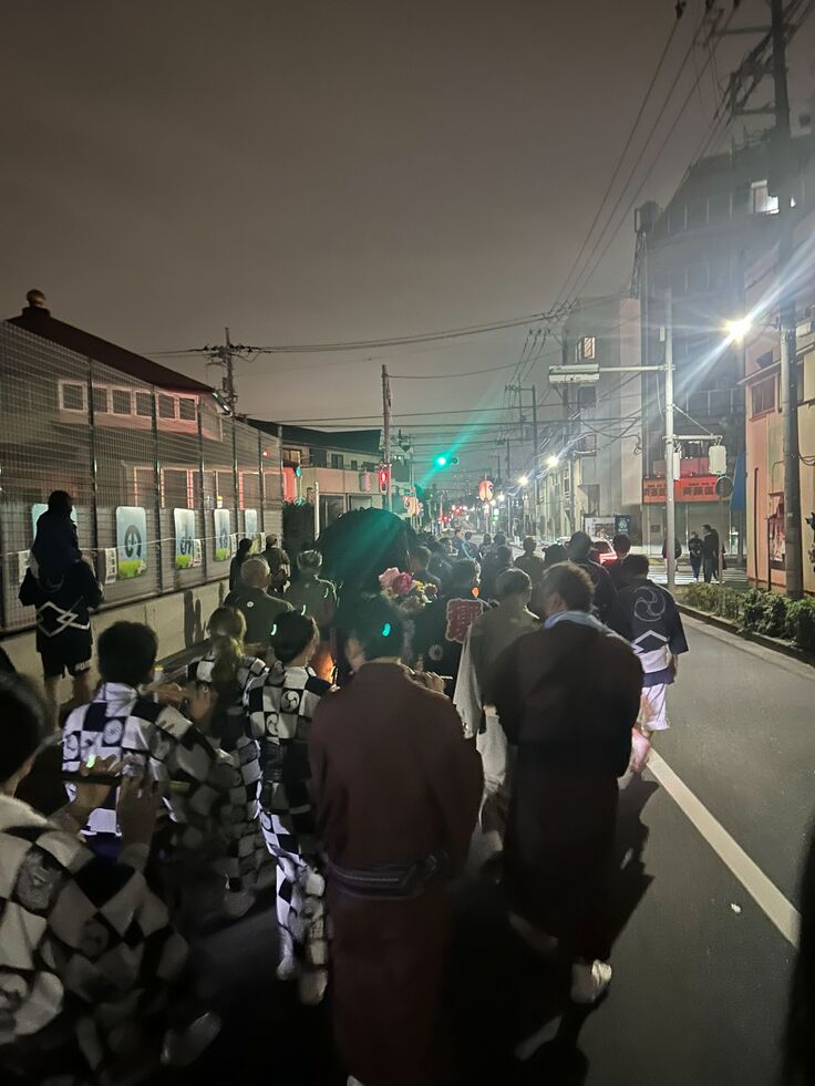 帰りの行列の様子