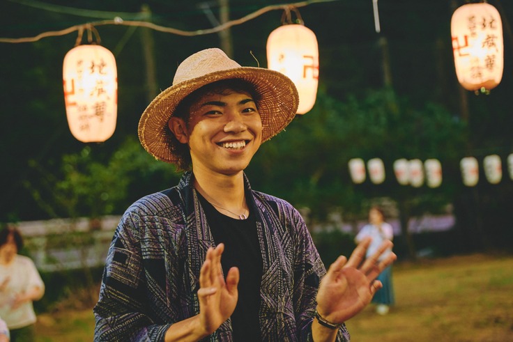 盆踊り祭りにも参加してくれました～