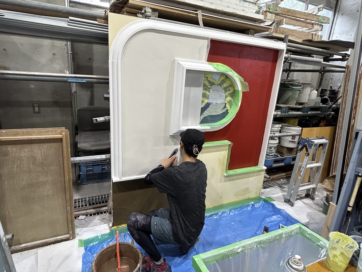 左官職種　通し練習　上塗り作業・自由課題 都竹選手