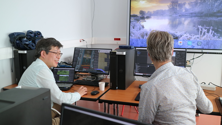 パリシテ大学での研修のようす