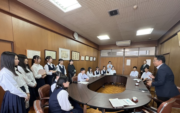 赤穂高校の生徒さんたちと打ち合わせしてきました